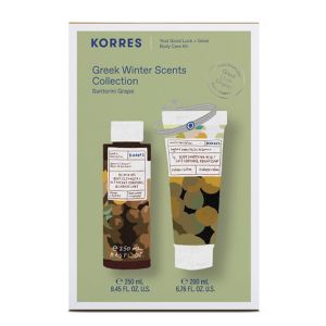 KORRES Santorini Grape Body Cleanser&Body Milk Set 22